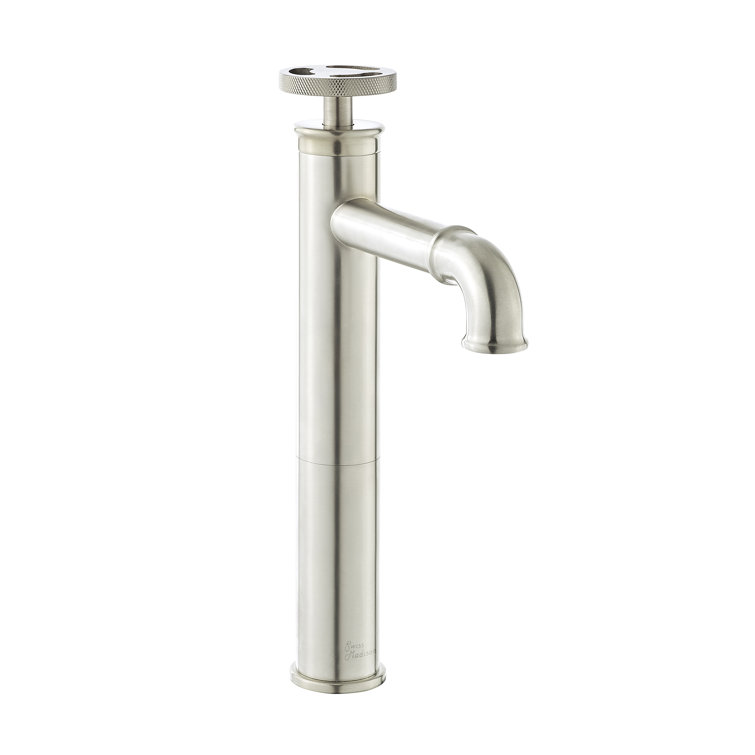 Brushed Nickel High Arc Single Handle Bathroom Faucet