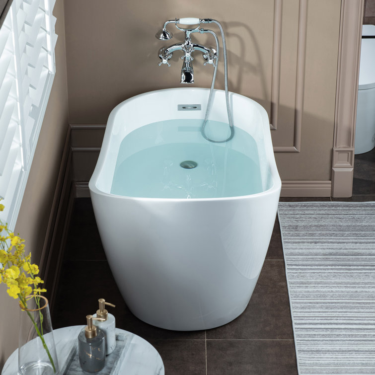Aether Chrome 3 Handle Wall Roman Tub Faucet with Diverter