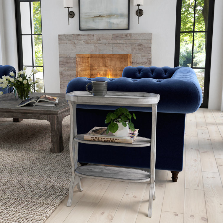 Small Plantation Cherry Octagonal Accent Table