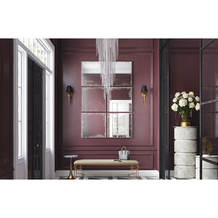 Stainless Steel 6-Light Tiered Crystal LED Chandelier