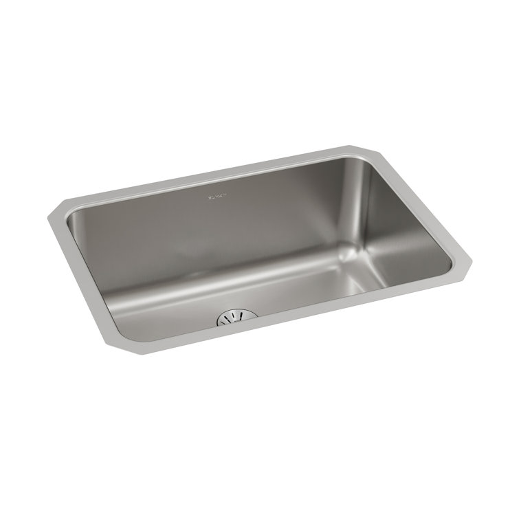 Lustrous Satin 26.5" Stainless Steel Undermount Kitchen Sink