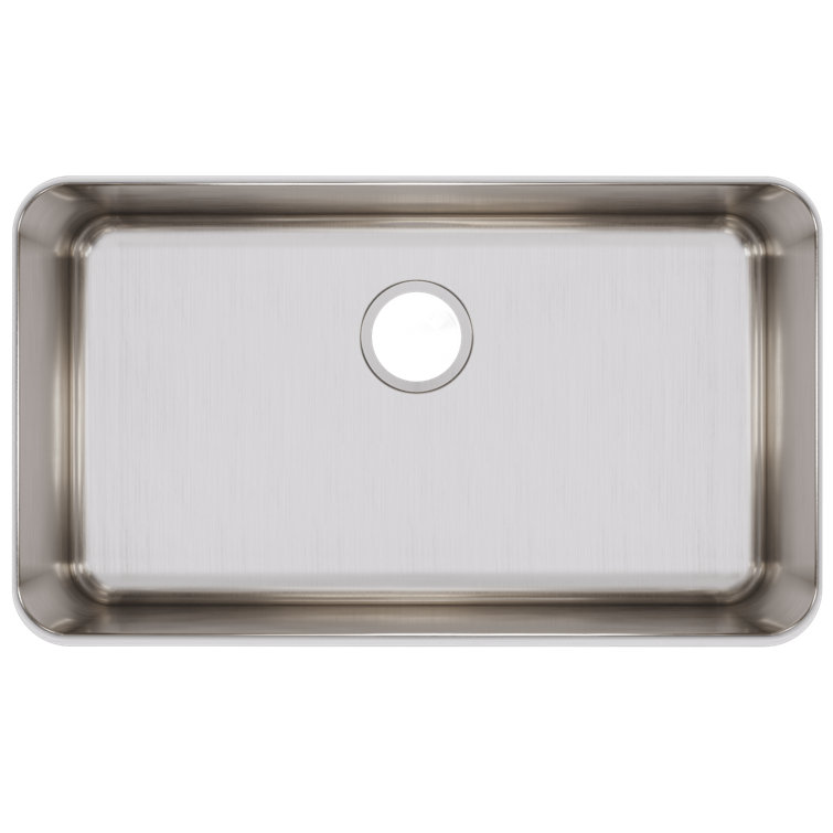 Lustertone 30.5" Stainless Steel Single Bowl Undermount Sink