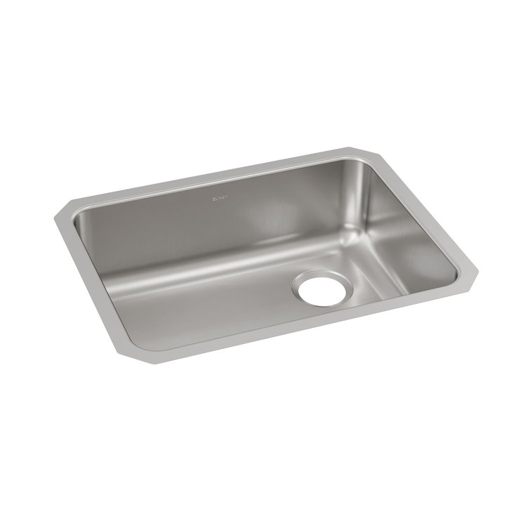 Lustertone Classic Stainless Steel Single Bowl Undermount Sink