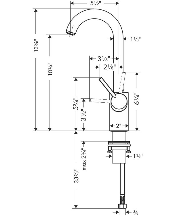 Modern Optik Chrome Pull-out Spray Bar Faucet with Brass Construction