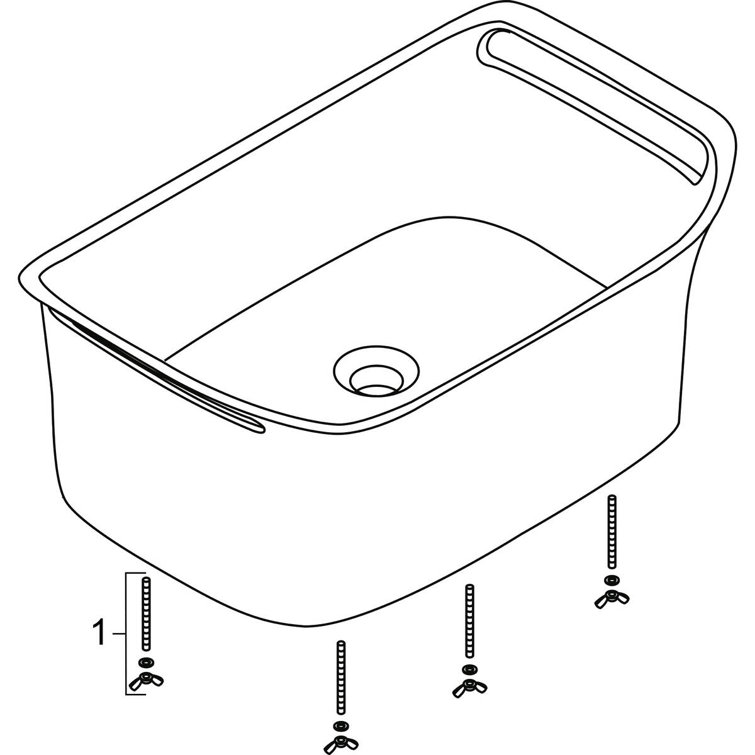 White Cast Mineral Rectangular Vessel Sink with Integrated Towel Holders