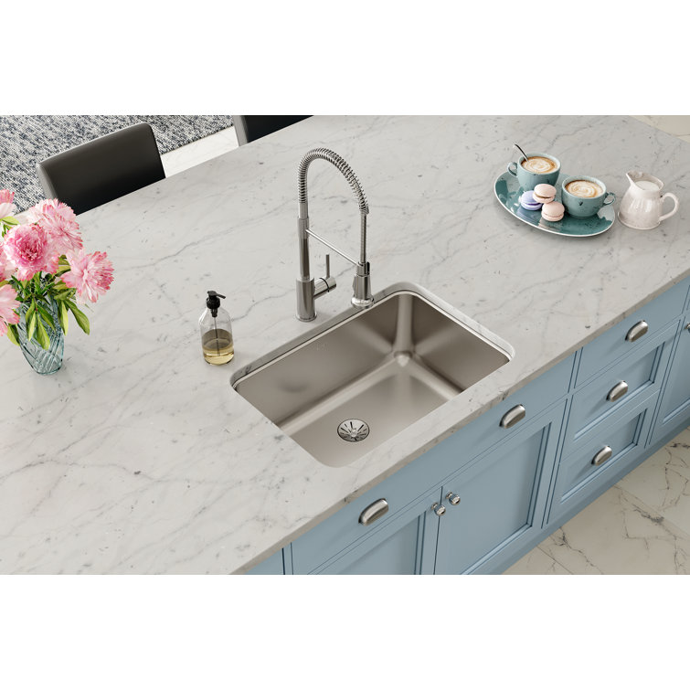 Lustrous Satin 26.5" Stainless Steel Undermount Kitchen Sink