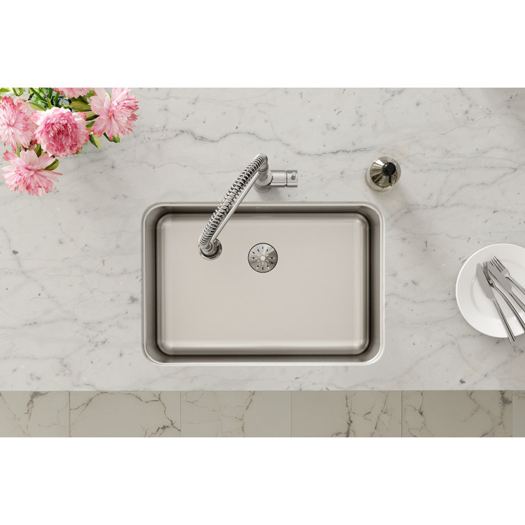 Lustrous Satin 26.5" Stainless Steel Undermount Kitchen Sink