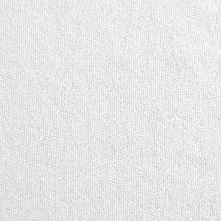 White Ridged Cotton Hand Towel Set of Three