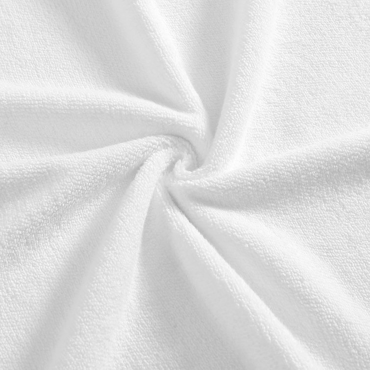 White Ridged Cotton Hand Towel Set of Three