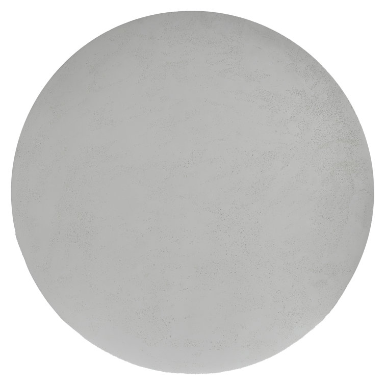 Corsica White Ceramic Round Coffee Table