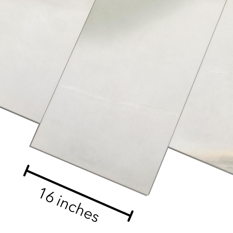Silver Mink Marble 16'' x 16'' Waterproof Vinyl Tile Flooring