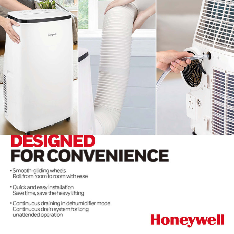 Honeywell 12000 BTU White Portable Air Conditioner with Remote
