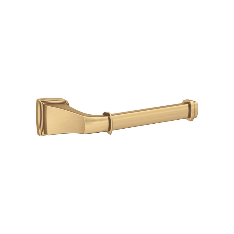 Champagne Bronze Single Post Wall Mounted Toilet Paper Holder