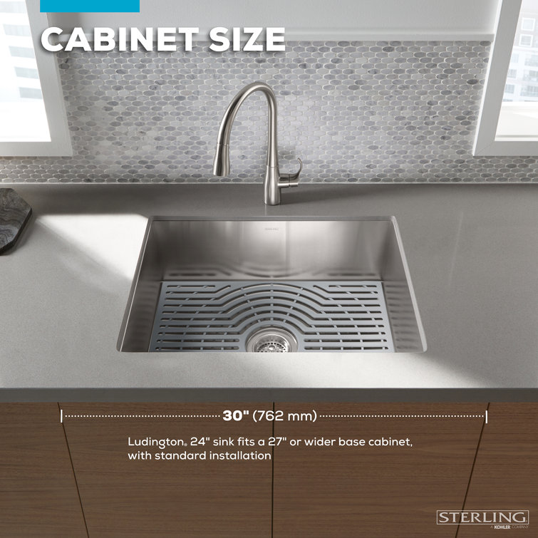 Ludington 24'' Stainless Steel Undermount Kitchen Sink