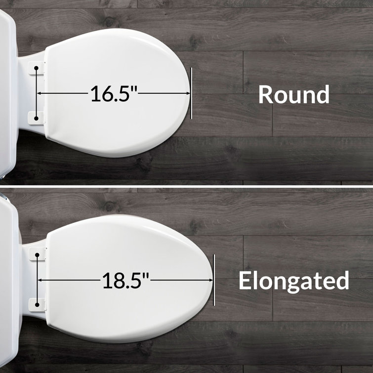 White Elongated Smart Bidet Toilet Seat with Remote