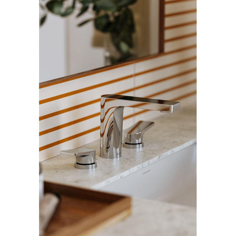 Ode Brushed Gold 2-Handle Widespread Lavatory Faucet