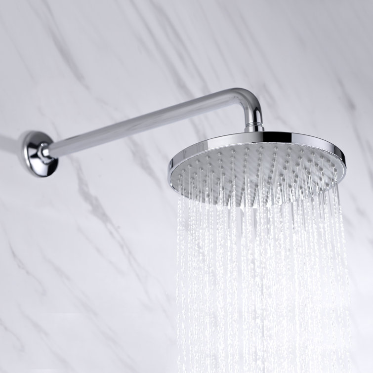 Chrome Rainfall Pressure-Balanced Tub and Shower Faucet Set