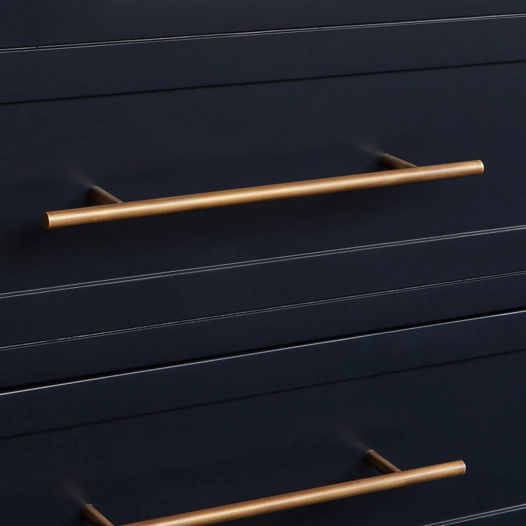 Midnight Navy Blue Mahogany Single Freestanding Bathroom Vanity