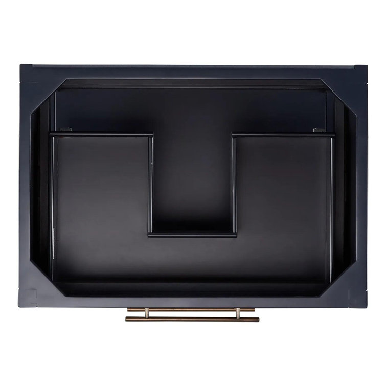 Midnight Navy Blue Mahogany Single Freestanding Bathroom Vanity