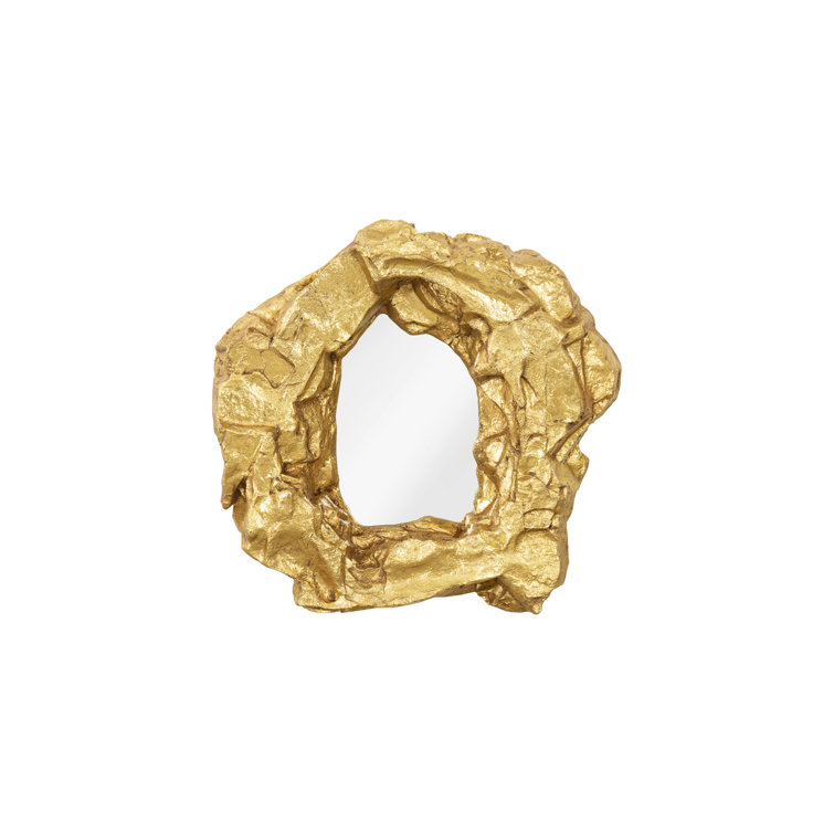 Rock Pond 42" Gold Leaf Transitional Accent Mirror