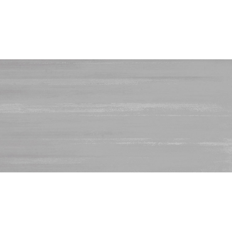 Spazio Laser Gray 12" x 24" Rectified Porcelain Tile