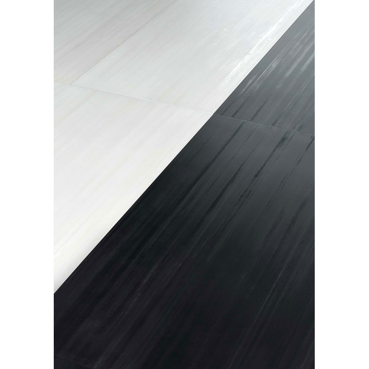 Spazio Laser Gray 12" x 24" Rectified Porcelain Tile