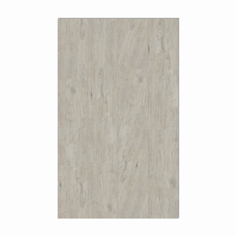 Clamshell Gray Extra Long Wide Waterproof Vinyl Plank Flooring