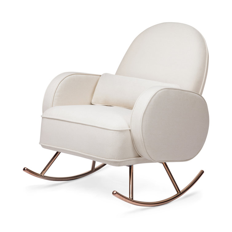 Luxurious Compass Cream Rocker with Rose Gold Legs