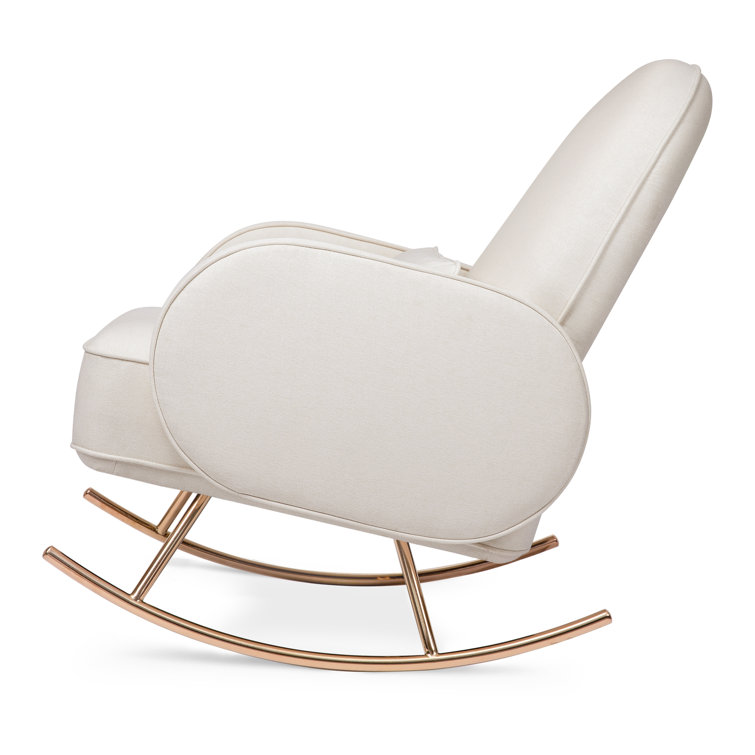 Luxurious Compass Cream Rocker with Rose Gold Legs