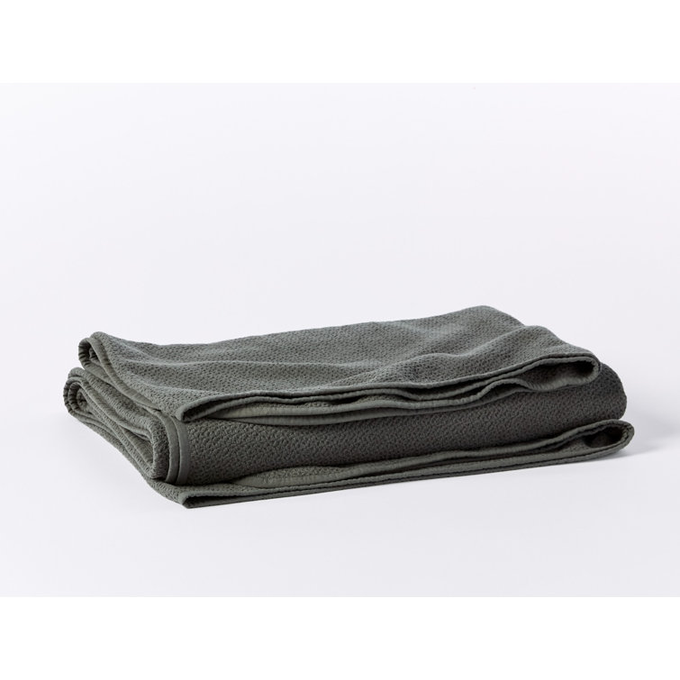 King Size Ginger Organic Cotton Woven Blanket