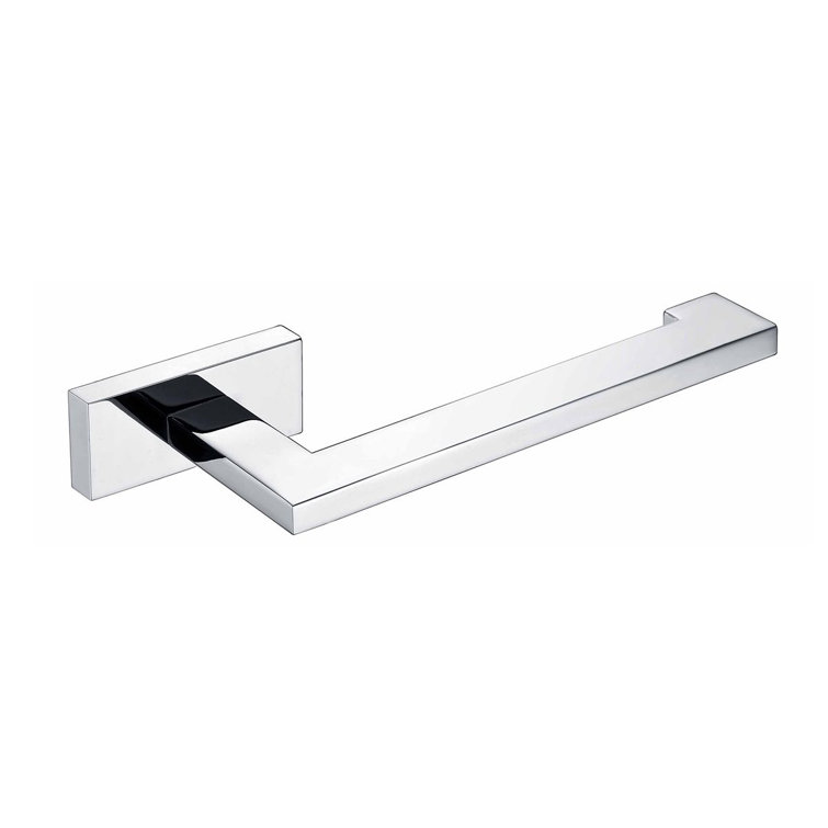Riva Polished Chrome 3-Piece Rectangular Bathroom Hardware Set
