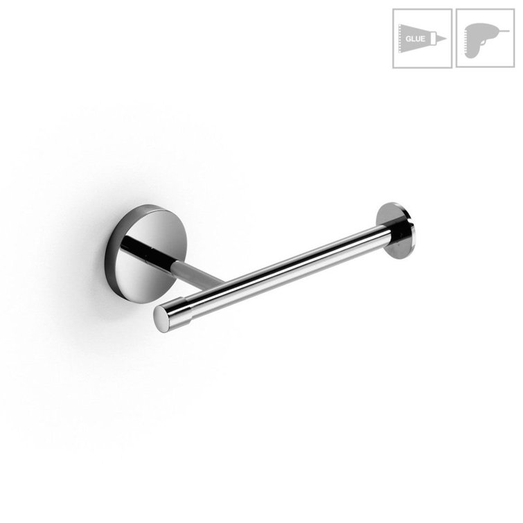 Polished Chrome Wall Mounted Toilet Paper Holder