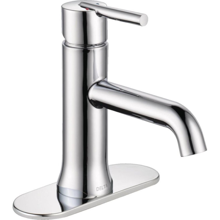 Sleek Modern Chrome Single-Handle Deck Mounted Bathroom Faucet