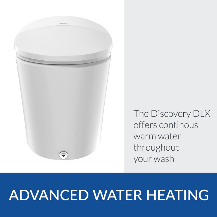 Discovery DLX White Elongated High Efficiency Bidet Toilet