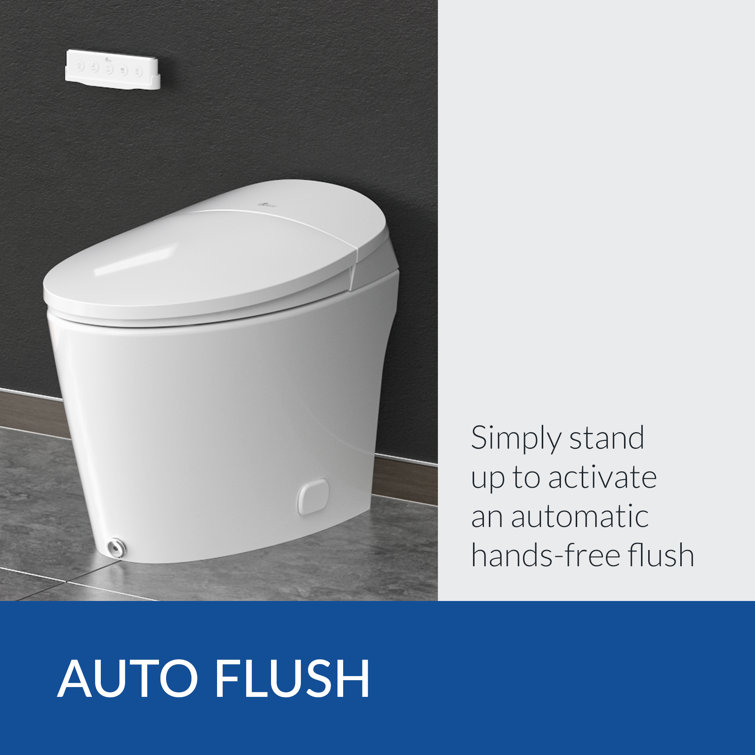 Discovery DLX White Elongated High Efficiency Bidet Toilet