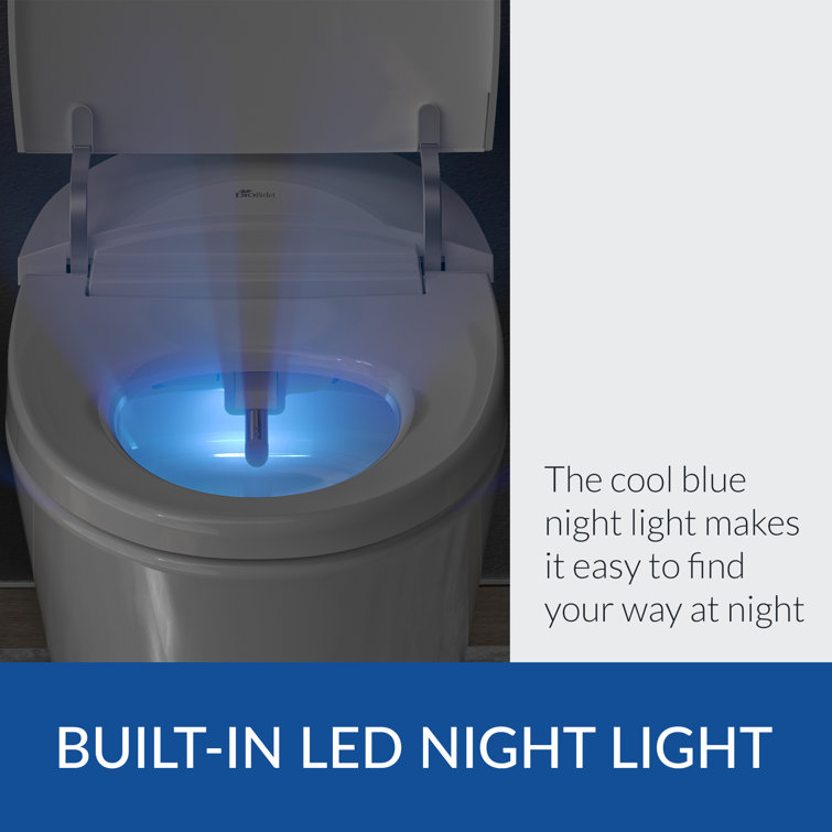 Discovery DLX White Elongated High Efficiency Bidet Toilet