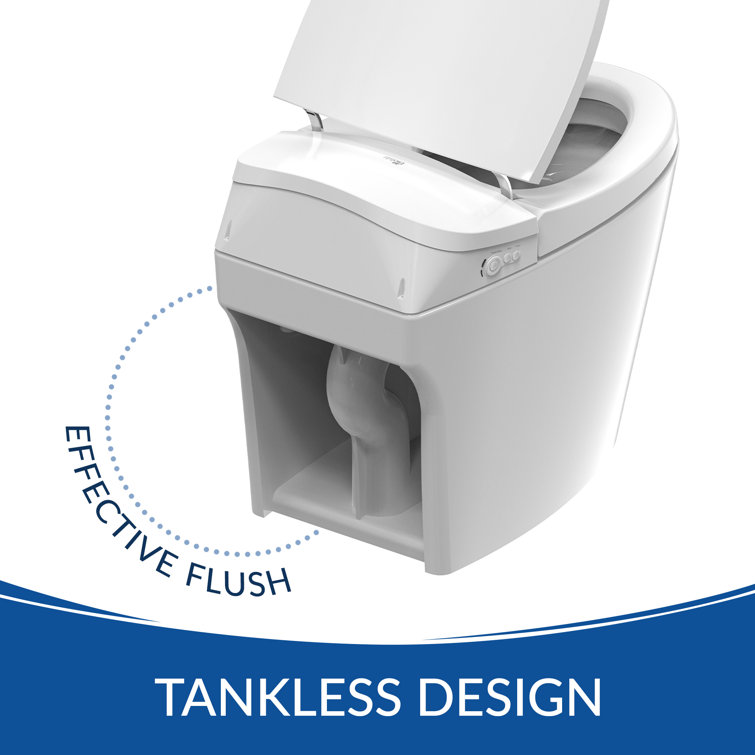 Discovery DLX White Elongated High Efficiency Bidet Toilet
