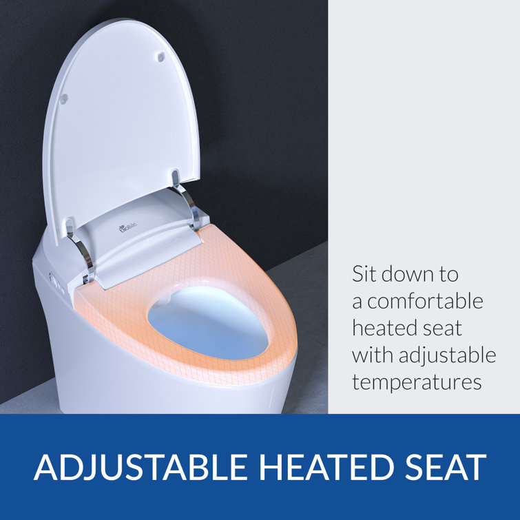 Discovery DLX White Elongated High Efficiency Bidet Toilet