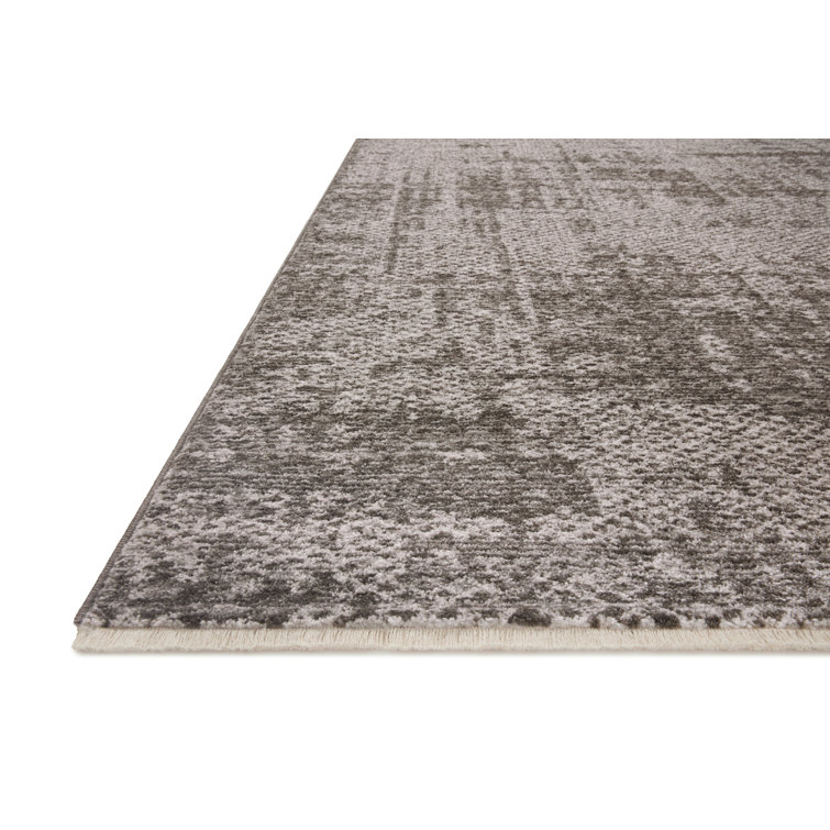 Taupe Dove Rectangular Easy-Care Viscose Area Rug