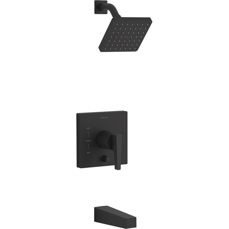 Honesty Polished Chrome Square Wall-Mounted Shower Trim Kit