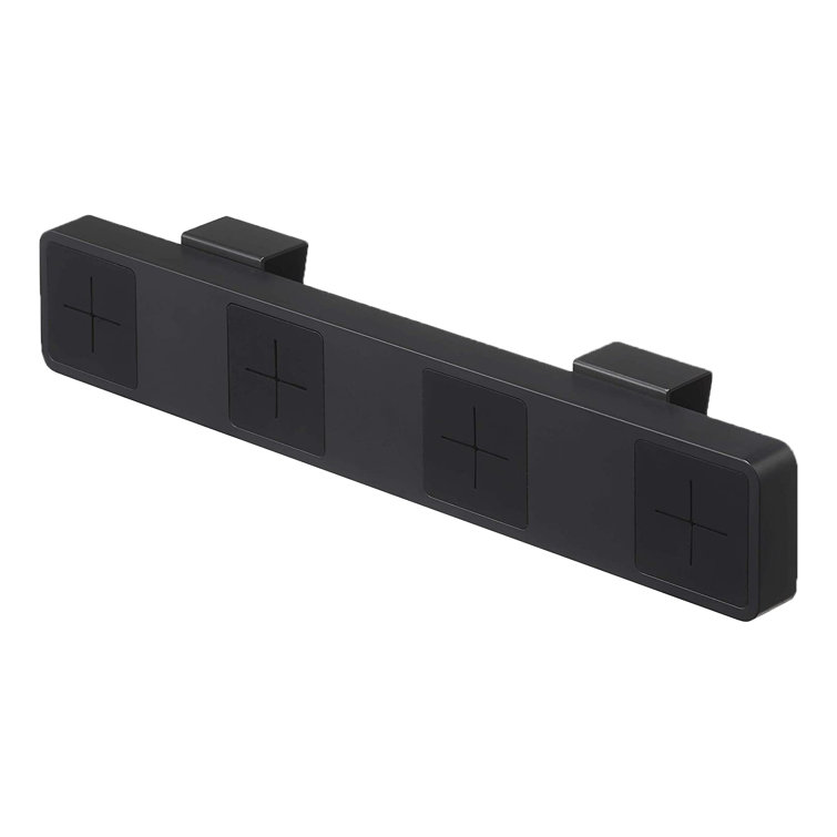 Black Wall Mounted Push Dish Towel Holder