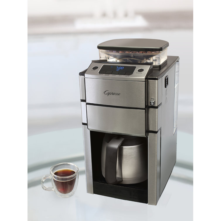 Stainless Steel 10-Cup Programmable Coffee Maker with Thermal Carafe