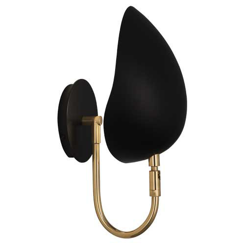 Racer Matte Black Dimmable Swing Arm Sconce with Plug-In Option