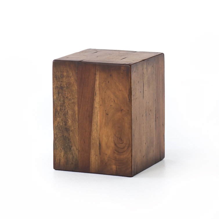 Parkview Contemporary Reclaimed Wood Square End Table
