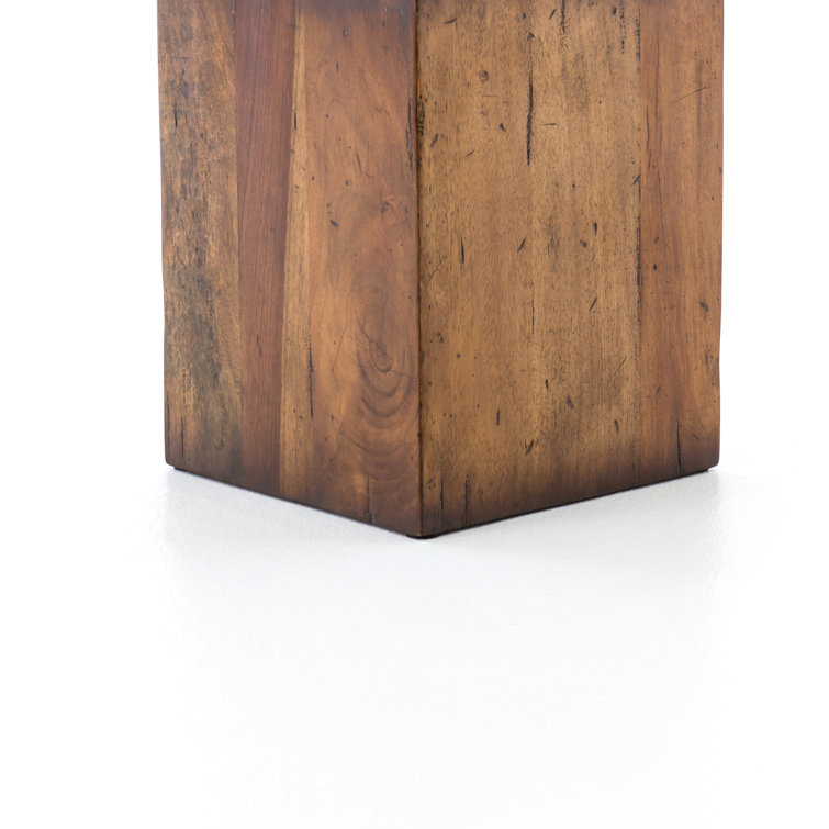Parkview Contemporary Reclaimed Wood Square End Table