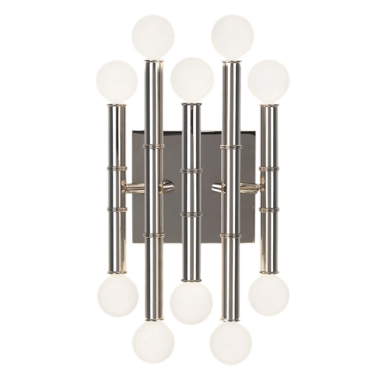 Meurice 12" Bronze Plug-In Electric Wall Sconce with Globe Lights