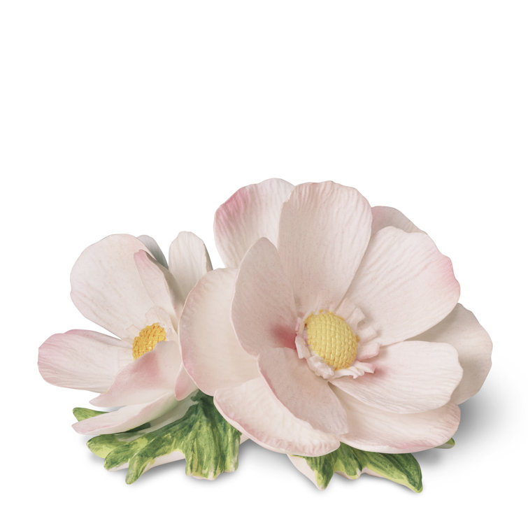 Elegant Pink Cosmos Porcelain Flower Arrangement
