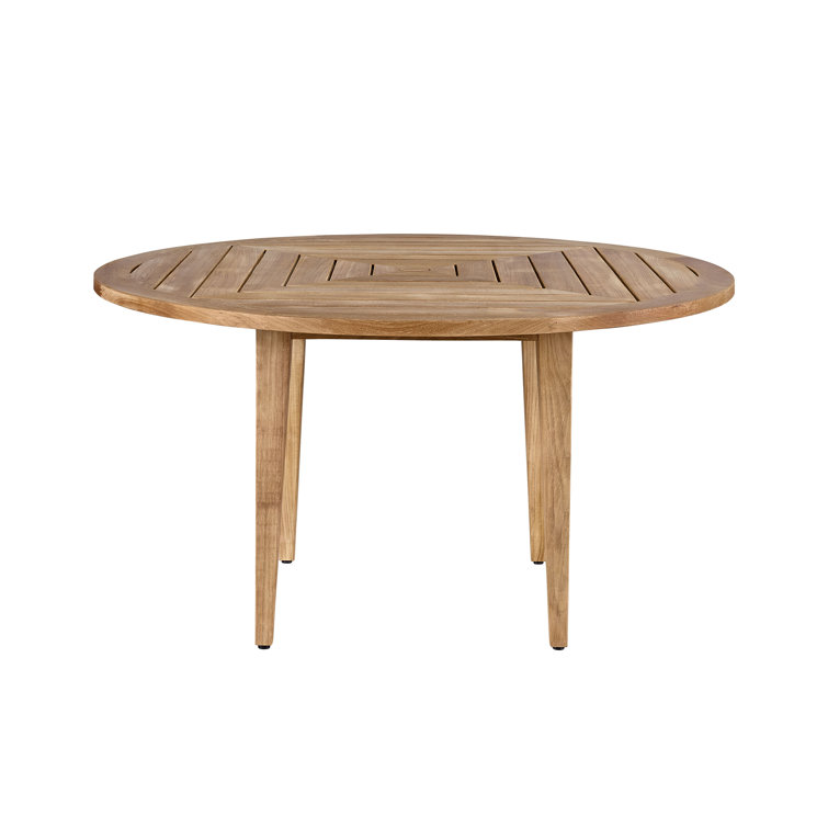Chesapeake 54" Natural Teak Round Outdoor Dining Table