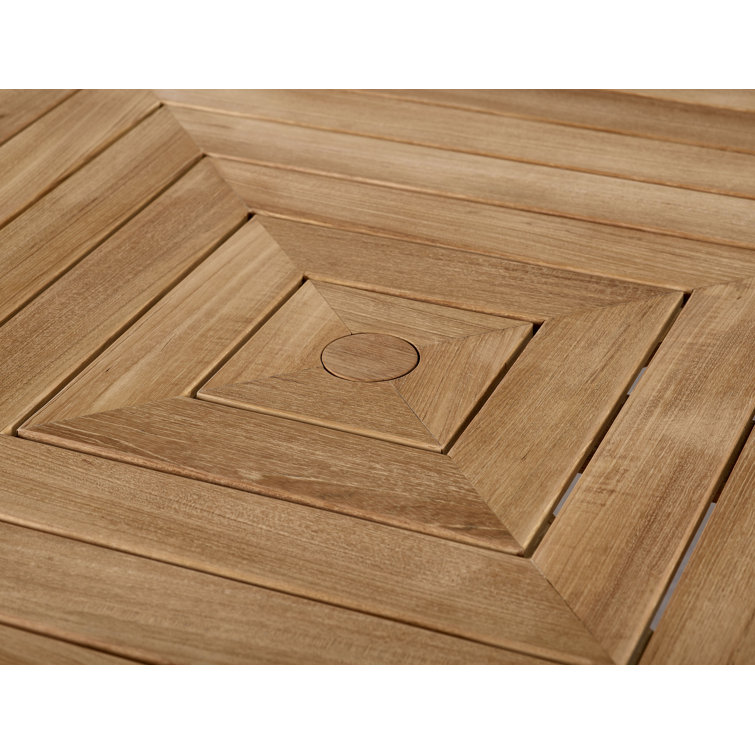 Chesapeake 54" Natural Teak Round Outdoor Dining Table