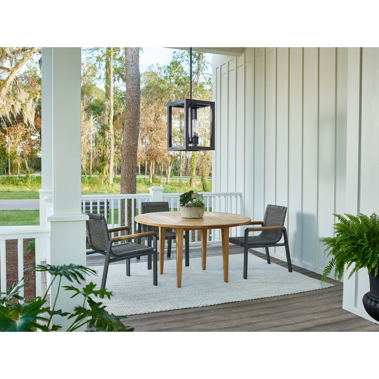 Chesapeake 54" Natural Teak Round Outdoor Dining Table